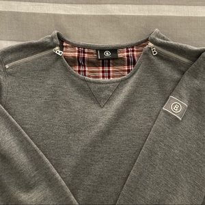 Bogner zip-shoulder pullover